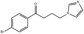 1-(4-BROMOPHENYL)-4-1H-IMIDAZOL-1-YL-BUTANONE Struktur