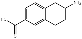 2-Naphthalenecarboxylicacid,6-amino-5,6,7,8-tetrahydro-(9CI) Struktur