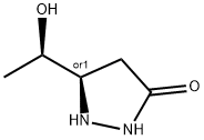 3-Pyrazolidinone,5-(1-hydroxyethyl)-,(R*,R*)-(9CI) Struktur