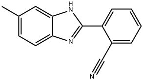 2-(5-METHYL-1H-BENZIMIDAZOL-2-YL)BENZONITRILE Struktur