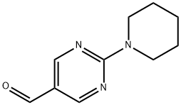 2-PIPERIDIN-1-YL-PYRIMIDINE-5-CARBALDEHYDE Struktur