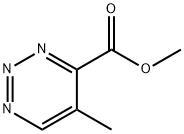 1,2,3-Triazine-4-carboxylicacid,5-methyl-,methylester(9CI) Struktur