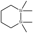 1,1,2,2-Tetramethyl-1,2-disilacyclohexane Struktur