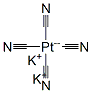 PotassiumTetracyanoPlatinate(II)Anhydrous Struktur