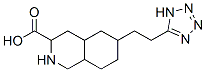 6-(2-(1H-tetrazol-5-yl)ethyl)-1,2,3,4,4a,5,6,7,8,8a-decahydroisoquinoline-3-carboxylic acid Struktur