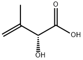 2-Hydroxy-3-methyl-3-buten-1-oic acid Struktur