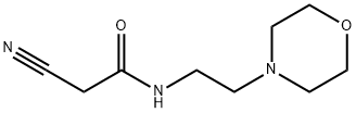 2-CYANO-N-(2-MORPHOLIN-4-YL-ETHYL)-ACETAMIDE Struktur