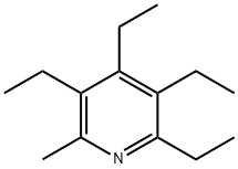 2,3,4,5-TETRAETHYL-6-METHYL-PYRIDINE Struktur