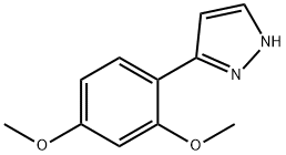 3-(2,4-DIMETHOXYPHENYL)-1H-PYRAZOLE Struktur