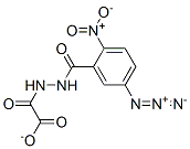 N-5-azido-2-nitrobenzoylaminoacetamidate Struktur