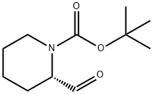 (S)-2-FORMYL-PIPERIDINE-1-CARBOXYLIC ACID TERT-BUTYL ESTER Struktur