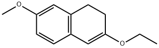 Naphthalene, 3-ethoxy-1,2-dihydro-7-methoxy- (9CI) Struktur