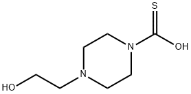 1-Piperazinecarbothioicacid,4-(2-hydroxyethyl)-(9CI) Struktur