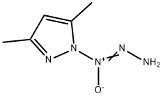 1H-Pyrazole,  3,5-dimethyl-1-(1-oxido-1-triazenyl)-  (9CI) Struktur