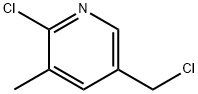 2-CHLORO-5-CHLOROMETHYL-3-METHYLPYRIDINE Struktur