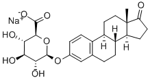 1,3,5[10]-ESTRATRIEN-3-OL-17-ONE 3-GLUCURONIDE SODIUM SALT Struktur