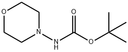 Carbamic acid, 4-morpholinyl-, 1,1-dimethylethyl ester (9CI) Struktur