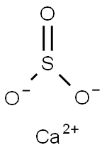 CALCIUM SULFITE Struktur