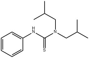 N,N-Bis(2-methylpropyl)-N'-phenylthiourea Struktur