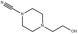 1-Piperazinecarbonitrile,4-(2-hydroxyethyl)-(9CI) Struktur