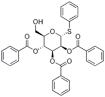 a-D-Mannopyranoside, phenyl 1-thio-, 2,3,4-tribenzoate Struktur