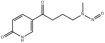 4-(Methylnitrosamino)-1-[3-(6-hydroxypyridyl)-1-butanone Struktur