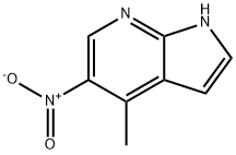 4-methyl-5-nitro-1H-pyrrolo[2,3-b]pyridine Struktur