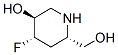 2-Piperidinemethanol,4-fluoro-5-hydroxy-,[2S-(2alpha,4alpha,5beta)]-(9CI) Struktur