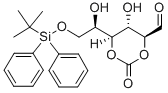 6-O-(TERT-BUTYLDIPHENYLSILYL)-D-GALACTAL CYCLIC CARBONATE Struktur