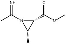 2-Aziridinecarboxylicacid,1-(1-iminoethyl)-3-methyl-,methylester,cis-(9CI) Struktur