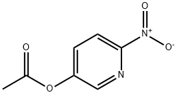 6-Nitro-3-pyridyl acetate Struktur