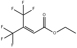 ETHYL 4,4,4-TRIFLUORO-3-(TRIFLUOROMETHYL)CROTONATE Struktur