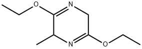 Pyrazine, 3,6-diethoxy-2,5-dihydro-2-methyl- (9CI) Struktur