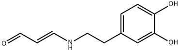 2-Propenal, 3-[[2-(3,4-dihydroxyphenyl)ethyl]amino]-, (E)- (9CI) Struktur