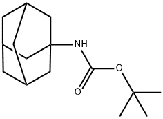 N-t-Boc-1-adamantylamine Struktur