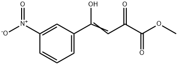 4-HYDROXY-4-(3-NITRO-PHENYL)-2-OXO-BUT-3-ENOIC ACID METHYL ESTER Struktur