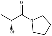 Pyrrolidine, 1-[(2R)-2-hydroxy-1-oxopropyl]- (9CI) Struktur