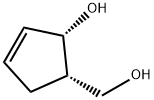 (1S,5S)-5-(HYDROXYMETHYL)CYCLOPENT-2-ENOL Struktur