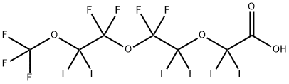 PERFLUORO-3,6,9-TRIOXADECANOIC ACID Struktur