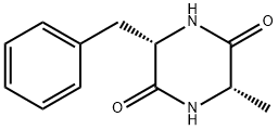 (2S,5S)-2-Benzyl-5-methylpiperazine-3,6-dione Struktur