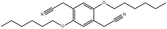 2 5-BIS(HEXYLOXY)BENZENE-1 4-DIACETONIT& Struktur