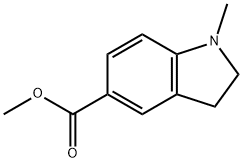 Methyl 1-methylindoline-5-carboxylate Struktur