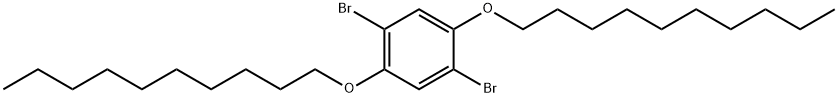 1 4-DIBROMO-2 5-BIS(DECYLOXY)BENZENE  9& Struktur