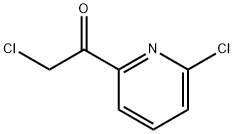 Ethanone, 2-chloro-1-(6-chloro-2-pyridinyl)- (9CI) Struktur