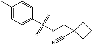 (1-cyanocyclobutyl)methyl 4-methylbenzene-1-sulfonate Struktur