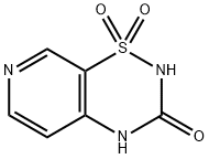 2H-Pyrido[4,3-e]-1,2,4-thiadiazin-3(4H)-one,1,1-dioxide(9CI) Struktur