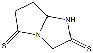 1H-Pyrrolo[1,2-a]imidazole-2,5(3H,6H)-dithione,  dihydro-,  (+)- Struktur