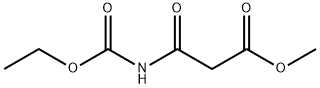 Propanoic  acid,  3-[(ethoxycarbonyl)amino]-3-oxo-,  methyl  ester Struktur