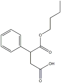 Butanedioic acid, phenyl-, 4-butyl ester (9CI) Struktur