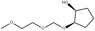 Cyclopentanol, 2-[(2-methoxyethoxy)methoxy]-, (1S-cis)- (9CI) Struktur